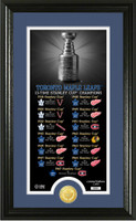 Toronto Maple Leafs Legacy Supreme Bronze Coin Panoramic Photo Mint