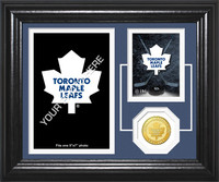 Toronto Maple Leafs Fan Memories Bronze Coin Desktop Photo Mint