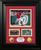 Jordan Zimmerman No-Hitter Marquee Gold Coin Photo Mint