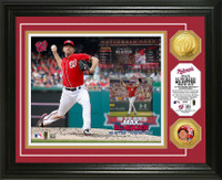 Max Scherzer No-Hitter Gold Coin Photo Mint