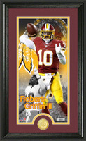 Robert Griffin III Supreme Bronze Coin Panoramic Photo Mint