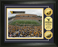 West Virginia University Mountaineer Field 24KT Gold Coin Photomint