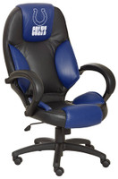 Indianapolis Colts Commissioner Leather Office Chair