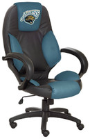 Jacksonville Jaguars Commissioner Leather Office Chair