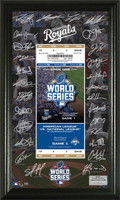 *Kansas City Royals 2015 World Series Signature Ticket