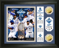 Kansas City Royals 2015 World Series Champions "Banner" Gold Coin Photo Mint