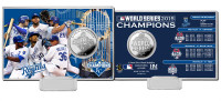 *Kansas City Royals 2015 World Series Champions Silver Coin Card
