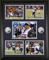 *Seahawks Super Bowl XLVIII Champs Memorable Moments 2pc Silver Coin Photo Mint
