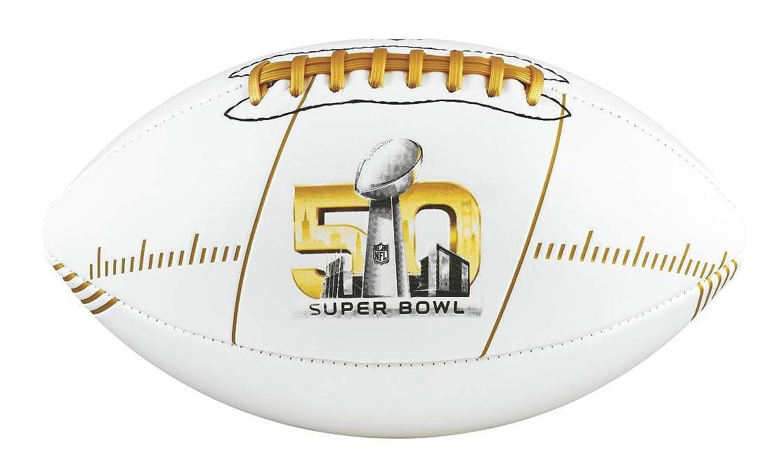 Super Bowl 50 Official Nfl Wilson Leather Football