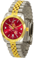 Arizona State Sun Devils Executive  2-Tone 23k Gold AnoChrome Stainless Steel Watch (Men's or Women's)