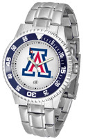 Arizona Wildcats Competitor Stainless Steel Watch (Men's or Women's)
