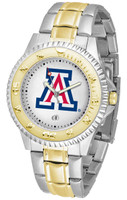 Arizona Wildcats Competitor 2-Tone 23k Gold Stainless Steel Watch (Men's or Women's)