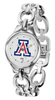 Arizona Wildcats Ladies Silver Eclipse AnoChrome Watch