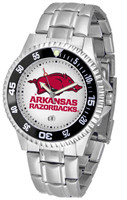 Arkansas Razorbacks Competitor Stainless Steel Watch (Men's or Women's)