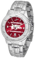 Arkansas Razorbacks Competitor Stainless Steel AnoChrome Watch (Men's or Women's)