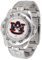 Auburn Tigers Sport Stainless Steel Watch (Men's or Women's)