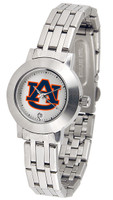 *Auburn Tigers Ladies Silver Stainless Steel Dynasty AnoChrome Watch