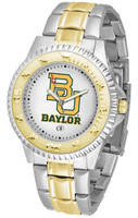 Baylor Bears Competitor 2-Tone 23k Gold Stainless Steel Watch (Men's or Women's)