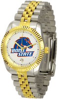 Boise State Broncos Executive  2-Tone 23k Gold Stainless Steel Watch (Men's or Women's)