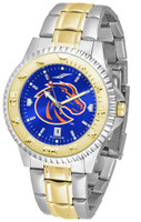 Boise State Broncos Competitor 2-Tone 23k Gold AnoChrome Stainless Steel Watch (Men's or Women's)