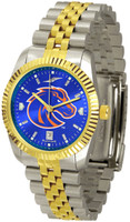 Boise State Broncos Executive  2-Tone 23k Gold AnoChrome Stainless Steel Watch (Men's or Women's)