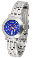 Boise State Broncos Ladies Silver Stainless Steel Dynasty AnoChrome Watch