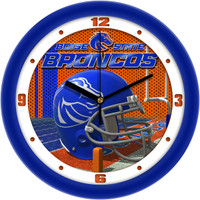 Boise State Broncos 12 Inch Round Wall Clock