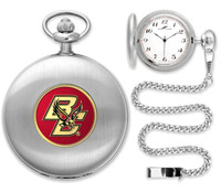 Boston College Eagles Silver Plated Pocket Watch