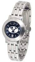 BRIGHAM YOUNG COUGARS Ladies Silver Stainless Steel Dynasty AnoChrome Watch