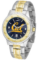 California Berkeley Golden Bears Competitor 2-Tone 23k Gold AnoChrome Stainless Steel Watch (Men's or Women's)
