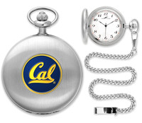 California Berkeley Golden Bears Silver Plated Pocket Watch