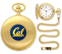 California Berkeley Golden Bears Gold Plated Pocket Watch