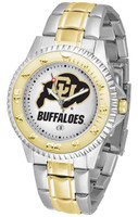 Colorado Buffaloes Competitor 2-Tone 23k Gold Stainless Steel Watch (Men's or Women's)