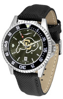 Colorado Buffaloes Competitor Crimson AnoChrome Leather Watch with Colored Bezel (Men's or Women's)