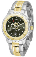 Colorado Buffaloes Competitor 2-Tone 23k Gold AnoChrome Stainless Steel Watch (Men's or Women's)