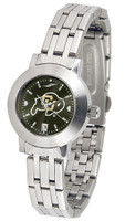 Colorado Buffaloes Ladies Silver Stainless Steel Dynasty AnoChrome Watch