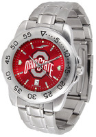 Ohio State Buckeyes Sport Stainless Steel AnoChrome Watch (Men's or Women's)