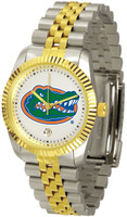 Florida Gators Executive  2-Tone 23k Gold Stainless Steel Watch - White Dial (Men's or Women's)