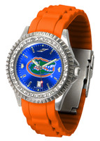 Florida Gators Sparkle AnoChrome Sport  Watch - Red Silicone Band