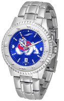 Fresno State Bulldogs Competitor Stainless Steel AnoChrome - Color Dial (Men's or Women's)