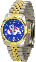 Fresno State Bulldogs Executive  2-Tone 23k Gold AnoChrome Stainless Steel Watch - Color Dial (Men's or Women's)