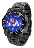 Fresno State Bulldogs Fantom Gunmetal Sport AnoChrome Watch - Color Dial (Men's or Women's)