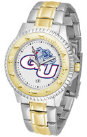 Gonzaga Bulldogs Competitor 2-Tone 23k Gold Stainless Steel Watch - White Dial (Men's or Women's)
