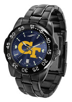 Georgia Tech Yellow Jackets Fantom Gunmetal Sport AnoChrome Watch - Red Dial (Men's or Women's)