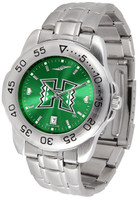 Hawaii Warriors Sport Stainless Steel AnoChrome Watch Red Dial (Men's or Women's)