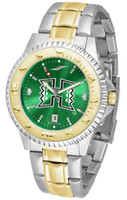 Hawaii Warriors Competitor 2-Tone 23k Gold AnoChrome Stainless Steel Watch - Red Dial (Men's or Women's)