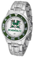 Hawaii Warriors Competitor Stainless Steel Watch - White Dial (Men's or Women's)