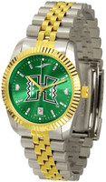 Hawaii Warriors Executive  2-Tone 23k Gold AnoChrome Stainless Steel Watch - Red Dial (Men's or Women's)