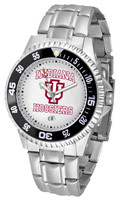 Indiana Hoosiers Competitor Stainless Steel Watch - White Dial (Men's or Women's)