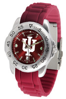 Indiana Hoosiers Sport ACAnoChrome Watch - Red Silicone Band